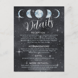 D'accompagnement Carte de l'enceinte des phases lunaires de la nuit