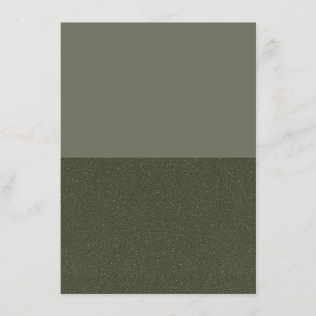 D'accompagnement Carte de l'enveloppe en mousse vert Half & Half –  (Devant)