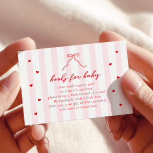 D'accompagnement Carte de livres pour bébé à rayures Little Sweethe