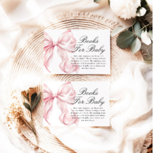 D'accompagnement Carte de livres rose coquette pour bébé