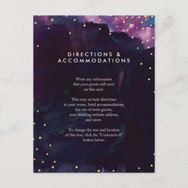 D'accompagnement Carte de mariage à l'aquarelle noire abstraite mod (Devant)