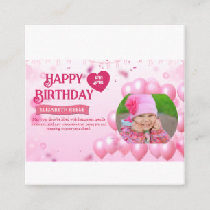 D'accompagnement Carte de photo d'invitation d'anniversaire Jump an