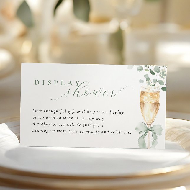 D'accompagnement Carte de Présentation de Mariage Eucalyptus Champa (Créateur téléchargé)
