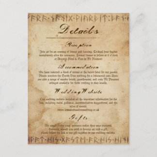 D'accompagnement Carte de Présentation Enclosure Style Rustique Vik