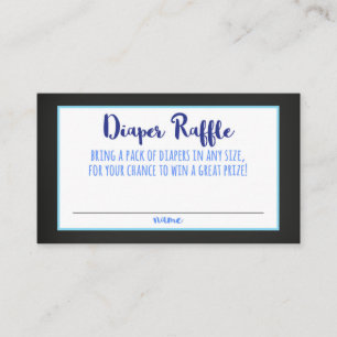 D'accompagnement Carte de rabat Boy Blue Ombre Baby shower