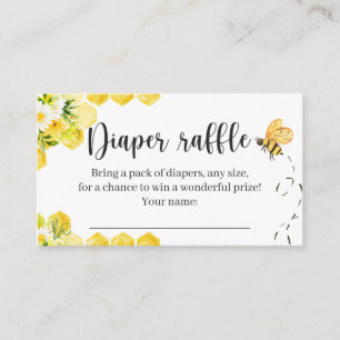 D'accompagnement Carte de rabat Little Honey Bee Diaper