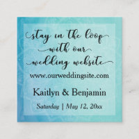Carte de rappel de site web de mariage Mandala aqu