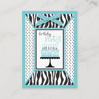 D'accompagnement Carte de rappel EB Wild Birthday Cake