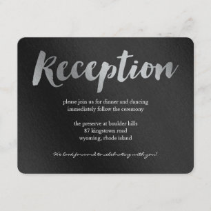 D'accompagnement Carte de réception de mariage Shining Promise
