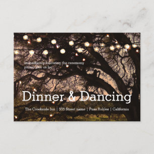 D'accompagnement Carte de réception Garden Sparkle