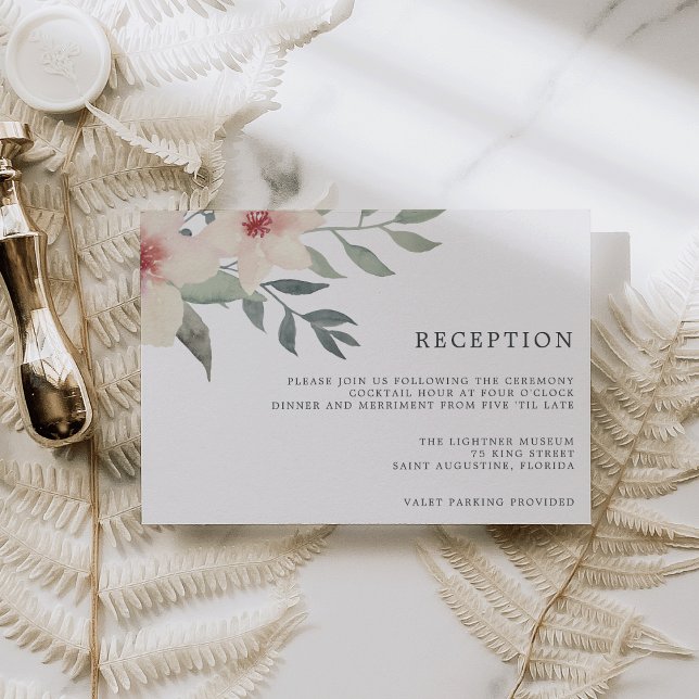 D'accompagnement Carte de réception Peach Blossom (Créateur téléchargé)