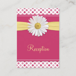 D'accompagnement Carte de réception Watermelon rose et jaune