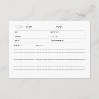 D'accompagnement Carte de recette de douche de mariée Coquette au n