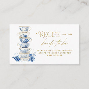 D'accompagnement Carte de recette de thé de mariage en chinoiserie 