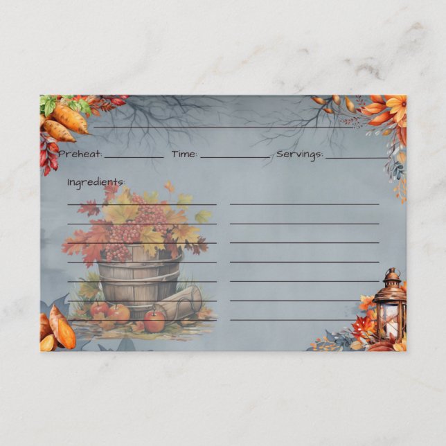 D'accompagnement Carte de recette Easy As Pie (Devant)