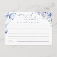 Carte de recette florale 'Something Blue'