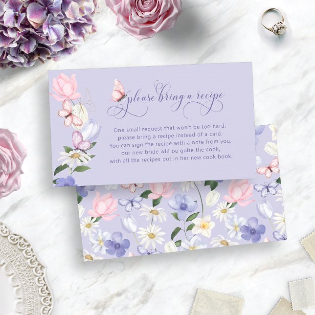 D'accompagnement Carte de recette Purple Bring (Purple Bring A Recipe Card
)