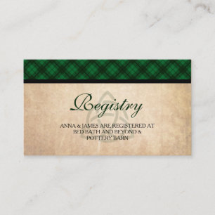 D'accompagnement Carte de Registre Mariage Plaid Celtic