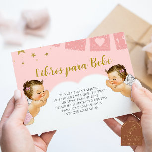 D'accompagnement Carte de remerciement ange fille JUMEAUX