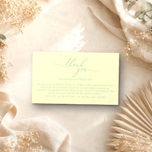 D'accompagnement Carte de remerciement de cérémonie de mariage aux