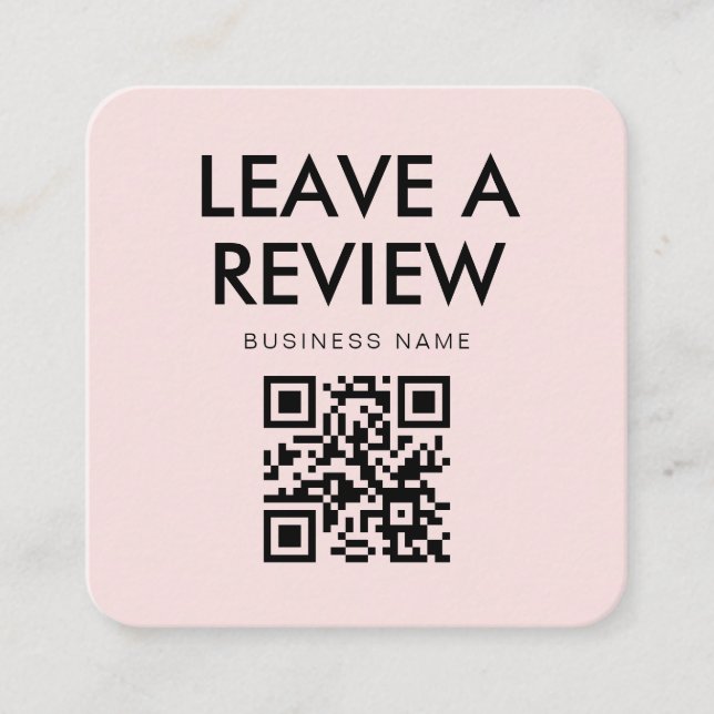 D'accompagnement Carte de remerciement modifiable Logo Rose (Devant)