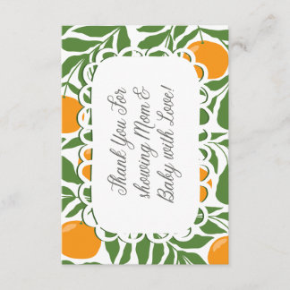 D'accompagnement Carte de remerciement pour Baby Shower Little Cuti