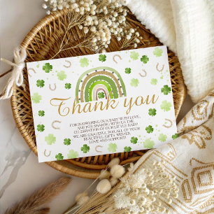 D'accompagnement Carte de remerciement Shamrock Lucky Charm