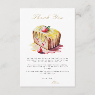 D'accompagnement Carte de remerciements Fête des mariées Brunch & B