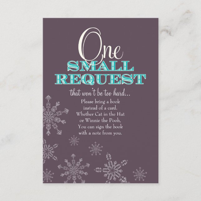 D'accompagnement Carte de remplacement pour un livre à la baby show (Devant)