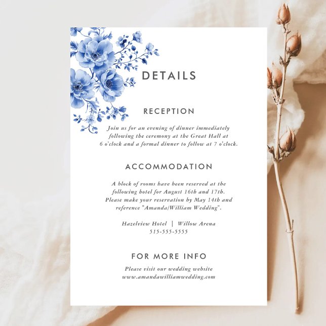 D'accompagnement Carte de renvoi avec détails de chinoiserie à l'aq (Créateur téléchargé)