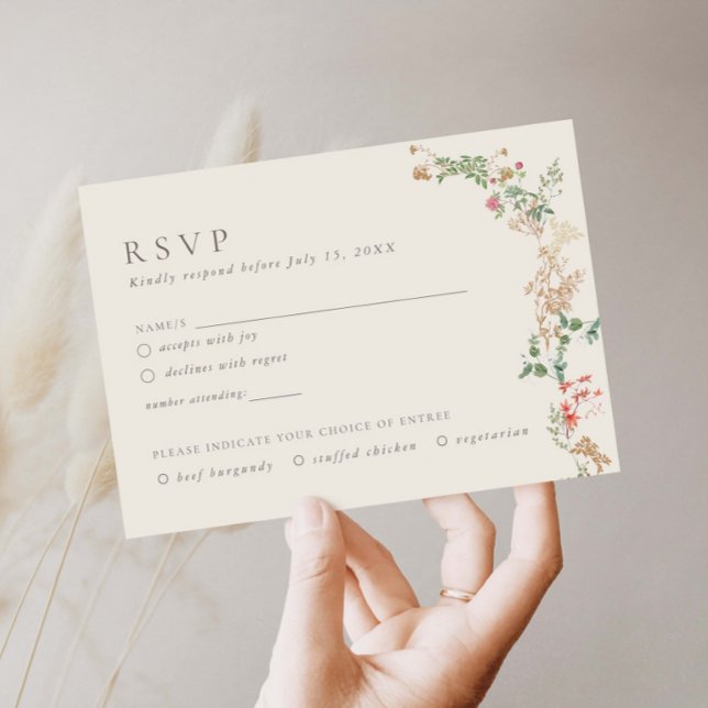 D'accompagnement Carte de réponse de charme de jardin de fleurs sau (Créateur téléchargé)