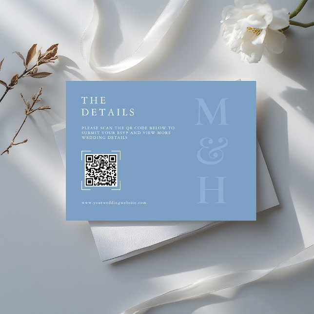 D'accompagnement Carte de réponse de mariage en ligne avec QR Code  (Créateur téléchargé)