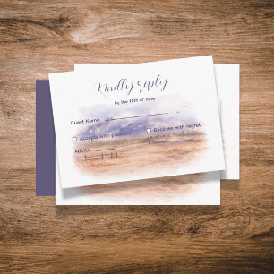 D'accompagnement Carte de réponse pour une fête d'anniversaire sur