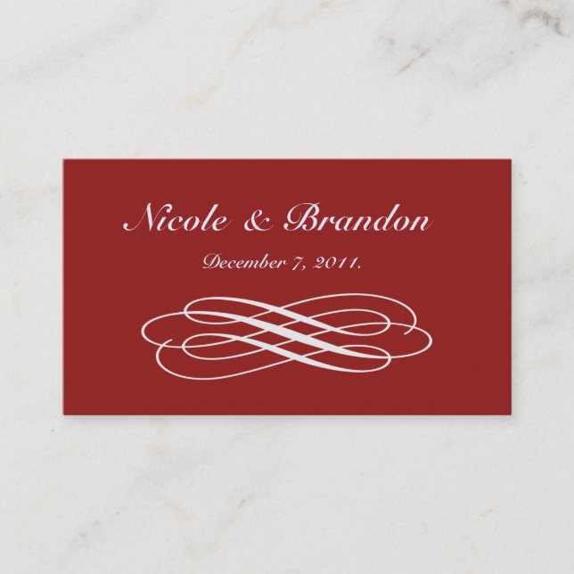 D'accompagnement Carte de site Web Mariage de contes fées d'argent  (Devant)