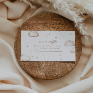 D'accompagnement Carte de tirage au sort de couche Over the Moon