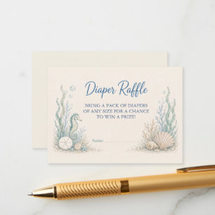 D'accompagnement Carte de tirage au sort de couche pour Baby Shower
