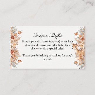 D'accompagnement Carte de tirage au sort de couche pour Baby Shower