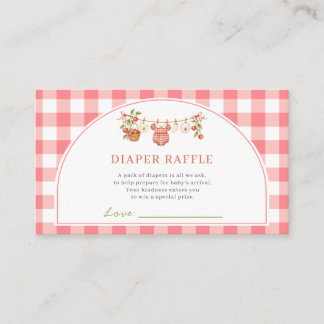 D'accompagnement Carte de tirage au sort de couche pour Baby Shower