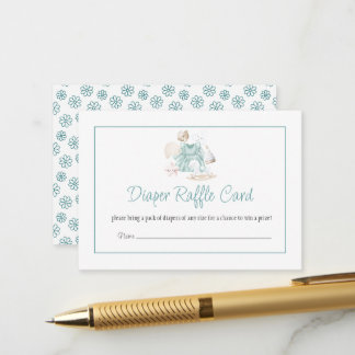 D'accompagnement Carte de tirage au sort de couche pour bébé fille