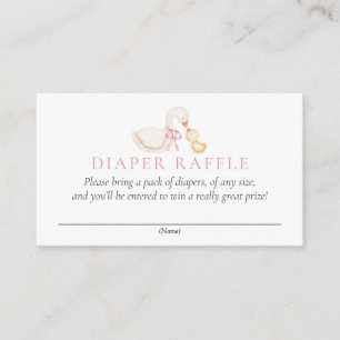 D'accompagnement Carte de tirage au sort de couche Silly Goose Rose