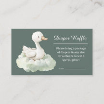 Carte de tombola de couche Little Goose Goose Baby