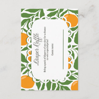 D'accompagnement Carte de tombola de couches pour Baby Shower Littl