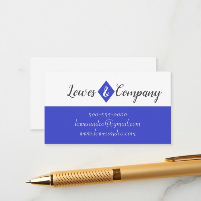 D'accompagnement Carte de visite (Devant/Arrière en situation)