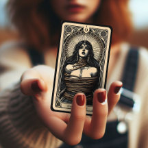 Carte de visite médiévale Tarot shibari personnali