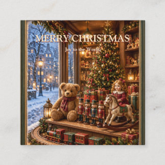 D'accompagnement Carte de vœux de Noël vintage dans le style d'une