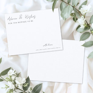 D'accompagnement Carte de Vœux et Conseils pour Baby Shower