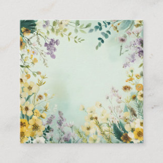 D'accompagnement Carte de vœux Fleur sauvage