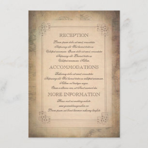 D'accompagnement Carte de voyage du Vieux-Vintage-Monde Information