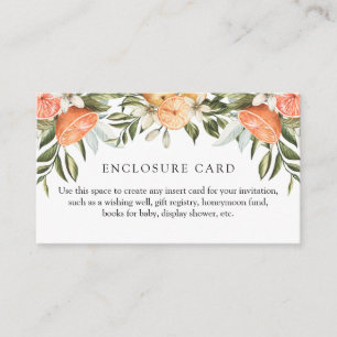 D'accompagnement Carte d'encart de Cutie Orange