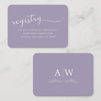 D'accompagnement Carte d'encart de mariage à monogramme de feuille